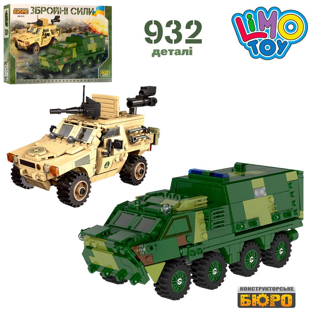 Детский Конструктор Limo Toy KB 013 военная техника (машина/бронетранспортер), 932 деталей, 54,5-39-8см
Детский Конструктор Limo Toy KB 013 военная техника (машина/бронетранспортер), 932 деталей, 54,5-39-8см