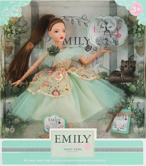 Кукла Эмили Emily Fashion Classics брюнетка в пышном платье с высокой детализацией 30см вид 8
Кукла Эмили Emily Fashion Classics брюнетка в пышном платье с высокой детализацией 30см вид 8