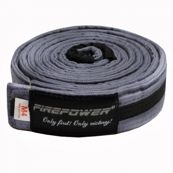 Пояс детский для Бразильского Джиу-Джитсу Firepower Classic Light (M4) Серый с черной полосой
Пояс детский для Бразильского Джиу-Джитсу Firepower Classic Light (M4) Серый с черной полосой