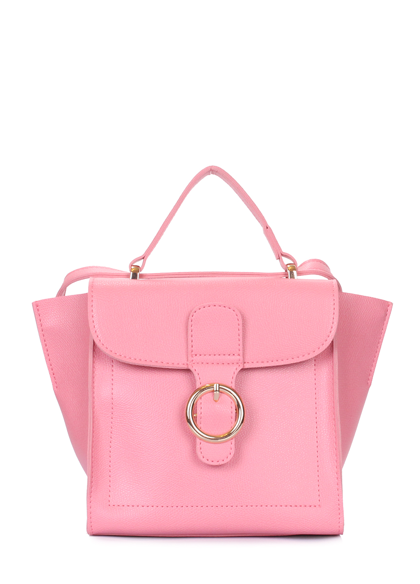 

Розовая сумочка на плечо регулируемый ремень женская и стильная