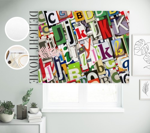 Римская штора с фотопечатью 08-114 система Light I&H Джуси велюр 170*170 см 
Римская штора с фотопечатью 08-114 система Light I&H Джуси велюр 170*170 см