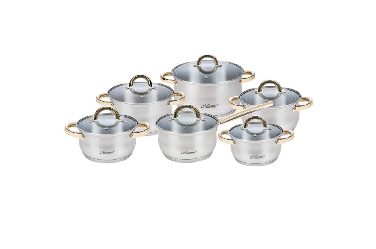 Набор посуды нержавеющий Maestro MR-2106 1,5 х 2 х 2 х 3 х 5 х 1,5 л, 6 шт. MR-2106
Набор посуды нержавеющий Maestro MR-2106 1,5 х 2 х 2 х 3 х 5 х 1,5 л, 6 шт. MR-2106