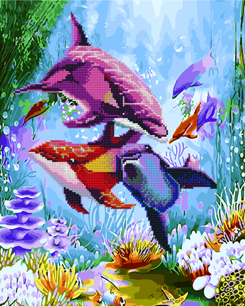 Картина по номерам Rainbow Art Яркие дельфины, 40 х 50 см (GZS1024) (Без коробки)
Картина по номерам Rainbow Art Яркие дельфины, 40 х 50 см (GZS1024) (Без коробки)