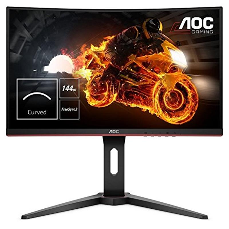 Монитор AOC 23.6" C24G1/01 VA Black/Red Curved; 1920х1080, 250 кд/м2, 1 мс, D-Sub, DisplayPort, 2хHDMI
Монитор AOC 23.6" C24G1/01 VA Black/Red Curved; 1920х1080, 250 кд/м2, 1 мс, D-Sub, DisplayPort, 2хHDMI