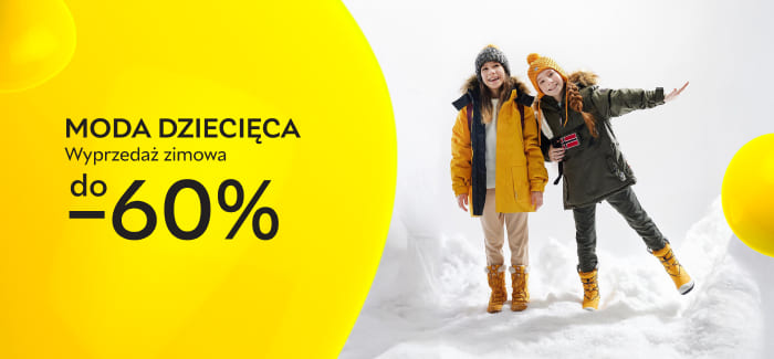 Wyprzedaż zimowa! Moda dziecięca ze zniżką do -60%