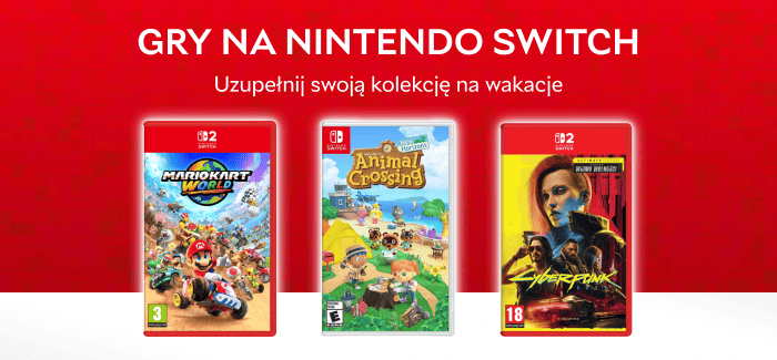 🚀 Nintendo Switch 2 — konsole, gry i kontrolery!🎮