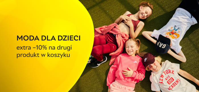 Moda dla dzieci – drugi produkt w koszyku taniej o -10%!