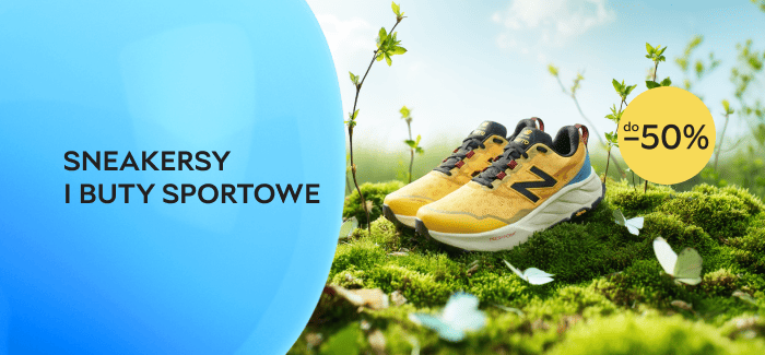 Sneakersy i buty sportowe – topowe modele do -50%!