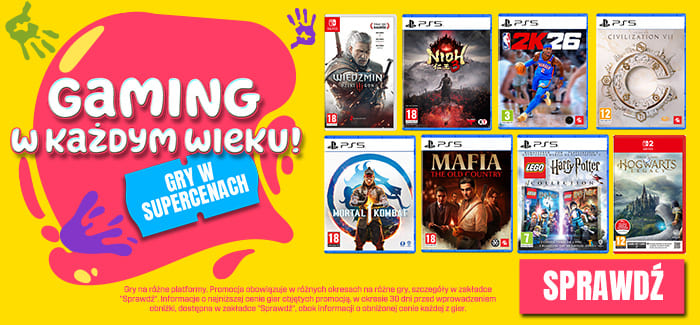 Gaming w każdym wieku – gry w supercenach!