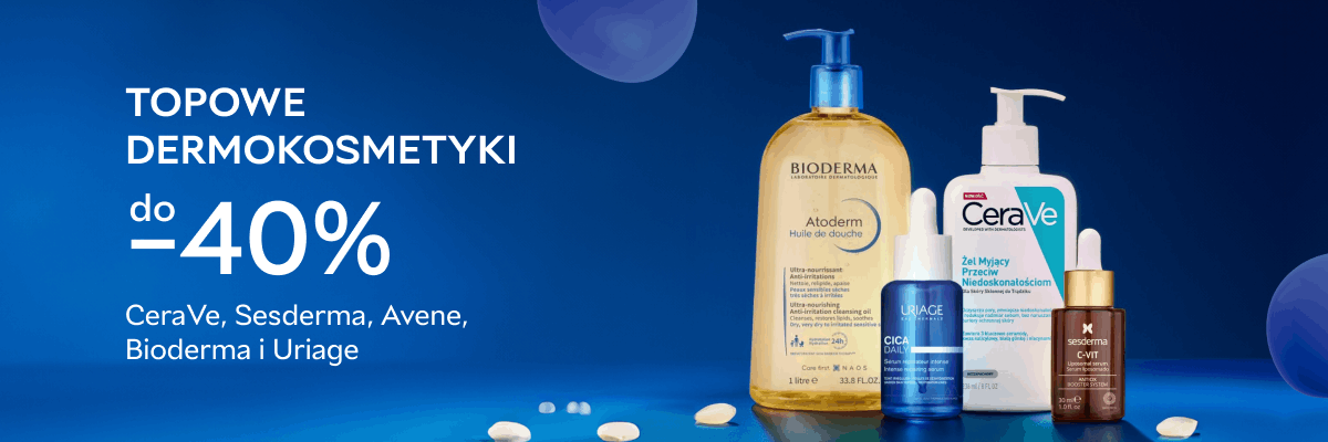 Topowe dermokosmetyki: CeraVe, Sesderma, Avene, Bioderma i Uriage do -40%