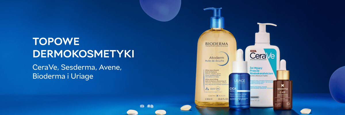 Topowe dermokosmetyki: CeraVe, Sesderma, Avene, Bioderma i Uriage do -40%