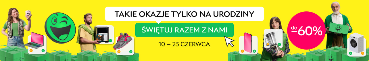 Takie okazje tylko na urodziny! Rabaty aż do -60% na topowe produkty!