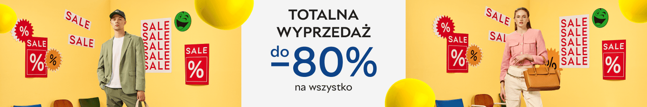 🔥 Totalna wyprzedaż – do -80% na wszystko!