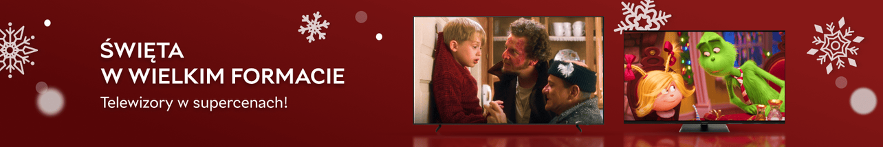 Święta w wielkim formacie – telewizory w supercenach!