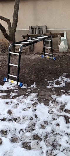 Шарнірна драбина Werk LC5412B 4x3 (55542) - фото від покупців 6