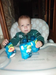 Фруктове пюре Gerber Яблуко та персик з 6 місяців 90 г (7613036345460) фото від покупців 2