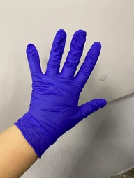 Перчатки нитриловые одноразовые нестерильные без пудры Maxter 2.2 Mil размер XL 100 шт - 50 пар Синие (15000036126)