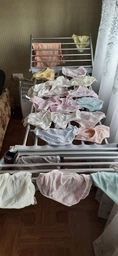 Электрическая сушилка для белья напольная Clothes Dry 230W с обогревом боковых крыльев Rainberg PRO 148х54х73 (RA-0149) фото от покупателей 11