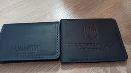 Обкладинка для прав і ID карт з натуральної шкіри Identicus помаранчева фото від покупців 3