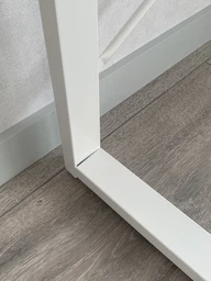 Компьютерный стол Ferrum-decor Дейв 75x100x60 белый ДСП Дуб Сан-Марино 16мм фото от покупателей 7
