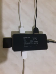 USB-C хаб 7-в-1 Promate PrimeHub-Lite HDMI/USB-C/USB 3.0/2xUSB 2.0/SD/MicroSD Grey (primehub-lite.grey) фото от покупателей 8
