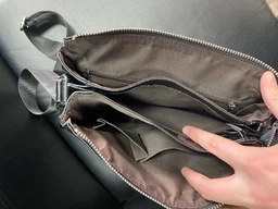 Мужская кожаная сумка мессенджер через плечо Tiding Bag A25-064A Черная натуральная кожа фото от покупателей 2