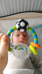 Брязкальце М'ячик і кольорові кульки Зелене Canpol babies (5903407561455) фото від покупців 1