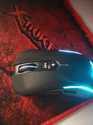 Килимок для мишки та провідна мишка набір Xtrike ME GMP-290 7colors-LED USB Black (GMP-290) для ПК