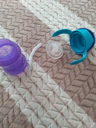 Дитяча пляшечка-поїльник із трубочкою Philips Avent 260мл від 9 місяців Синій (SCF796/01) фото від покупців 15