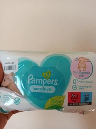 Детские влажные салфетки Pampers Sensitive 80 шт (8001841041421) фото от покупателей 5