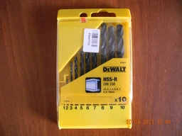 Набір свердел DeWalt HSS-R для металу 10 шт. (DT5911) фото от покупателей 2