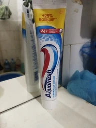 Зубна паста Aquafresh освіжаюча-м'ятна 50 мл (5908311862360/5054563195982) фото від покупців 6