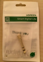 Переходник Ugreen 6.3 мм Male to 3.5 мм Female Adapter (90401991/20503) фото от покупателей 4