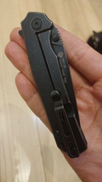 Нож складной Ruike P801-SF (длина: 200мм, лезвие: 86мм), серый фото от покупателей 15