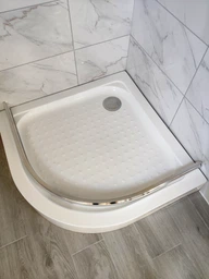 Душевая кабина AQUASTREAM Premium 90 LB с 2-мя раздвижными дверьми серая с поддоном фото от покупателей 5