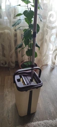 Швабра з відром ледар 7 л easy mop, комплект для прибирання з автоматичним віджимом 074o фото від покупців 2