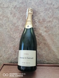 Вино игристое Heretat el Padruell Cava Семисеко белое полусухое 0.75 л 11.5% (8411277206521)