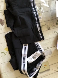 Набор трусиков шортов женских хлопковых Puma Women Mini Short 2P Pack 90785323 XL 2 шт Dusk Blue (8720245666367) фото от покупателей 5