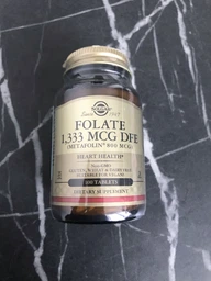 Витамины и минералы Solgar Folate 1333 mcg (Folic Acid 800 mcg), 250 таблеток фото от покупателей 2