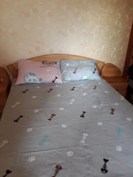 Комплект постельного белья Zastelli Двуспальный 175x210 см Cats on Pink бязь (2500000992117) фото от покупателей 4