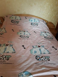 Комплект постельного белья Zastelli Двуспальный 175x210 см Cats on Pink бязь (2500000992117) фото от покупателей 3