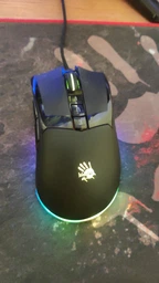 Игровая компьютерная мышка A4tech W90 Max Bloody, Optical, Activated, RGB подсветка Stone Black фото от покупателей 2