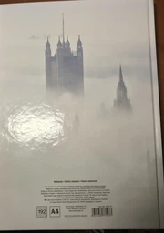 Книга канцелярская записная Axent London А4 в твердой обложке 192 листа клетка (8423-21-A) фото от покупателей 9
