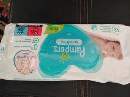 Вологі cepветки дитячі PAMPERS Sensitive 52 шт (8001841041391) фото від покупців 16
