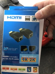 Удлинитель HDMI видео сигнала по UTP кабелю по одной витой паре передатчик преобразователь HDMI Extender rj45 по локальной сети CAT5e (Extender 30M)