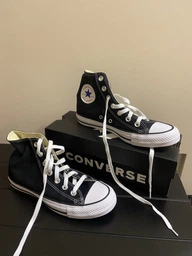 Женские кеды Converse Chuck Taylor All Star Hi Black M9160C черные, Цвет Черный, Размер 39 фото от покупателей 1