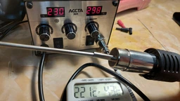 Термоповітряна паяльна станція Accta 301, 450 Вт, двоканальна