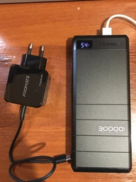 УМБ Promate Capital-30 30000 mAh, 65W USB-C PD, 22.5W USB-A QC3.0 Black (capital-30.black) фото від покупців 2