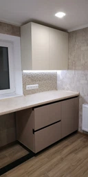 Римская штора система Light I&H Тюль Лён шоколадный 100*170 см фото от покупателей 5