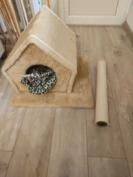 Когтеточка Lucky Pet домик сизалевый "Фани" Серая 50х40х40 см (4820224216157) фото от покупателей 3